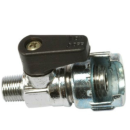 MINI BALL VALVE MALE CONICAL BAYONET+MILLED NUT